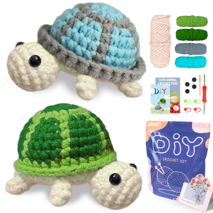 Turtle Knitting Kit for Beginners