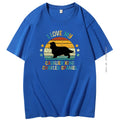 Summer T-shirt Spaniel Silhouette Vintage And Retro Tshirt Graphic T Shirts Cotton men's Short Sleeve t-shirt Men's Clothing