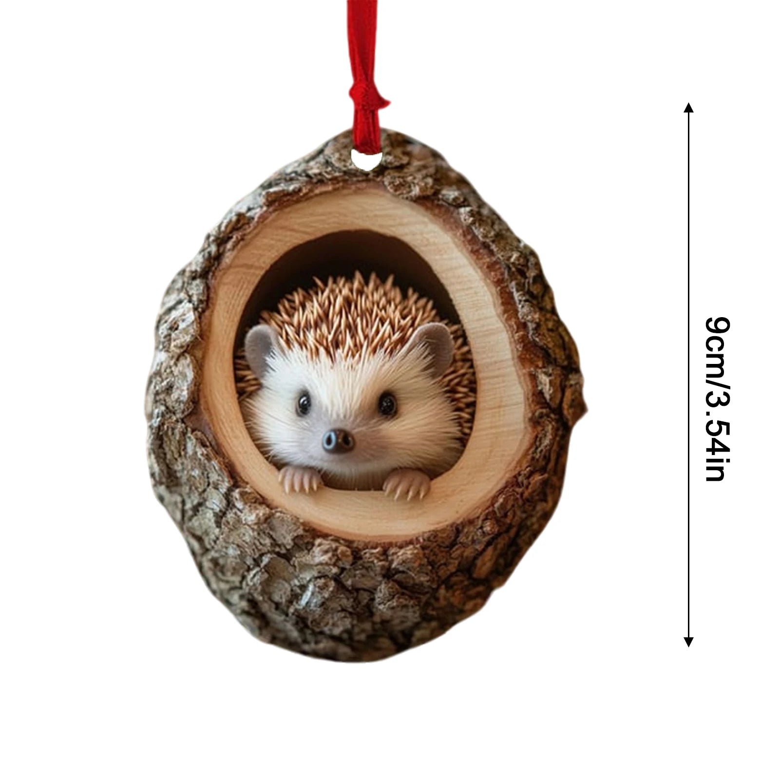 Christmas Raccoon Owl Acrylic Pendant 2D Animal Christmas Tree Pendant Ornament 2025 Xmas Navidad 2026 New Year Party Supplies