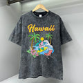 Hawaii Positive Vibes Optimism Printed Men T Shirt Fashion Cotton T-Casual Loose Streetwear Breathable Tops Oversize Tees