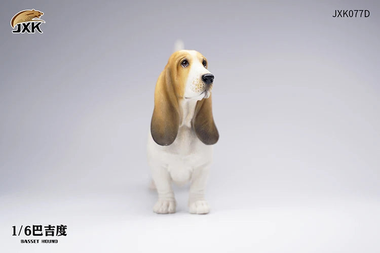 Basset Hound Soldier Figure Scene Accessories
