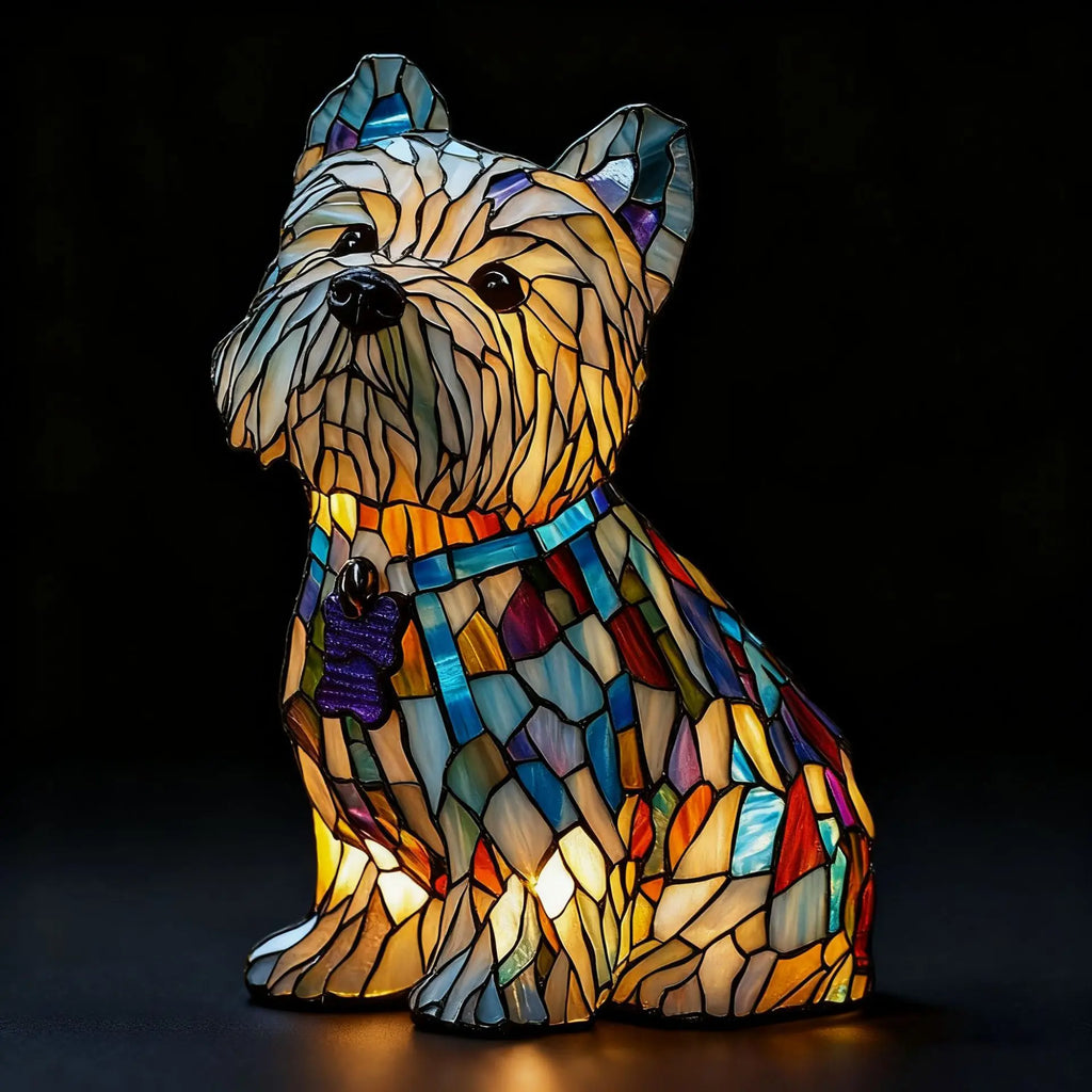 Dog, Cat & Animals Glass Lamp
