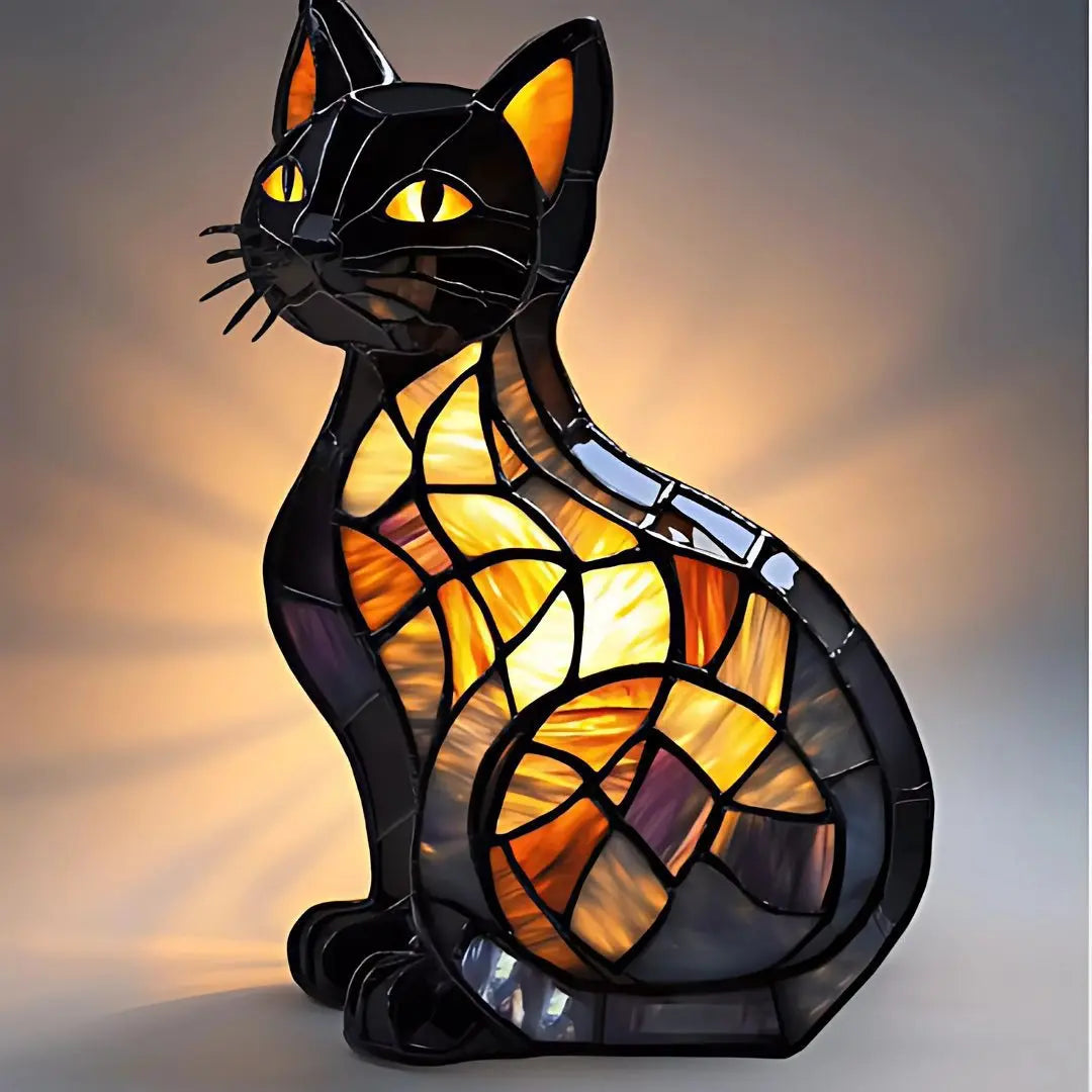 Dog, Cat & Animals Glass Lamp
