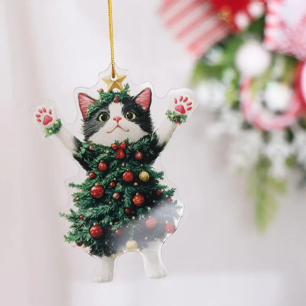 Black Cat Xmas Tree