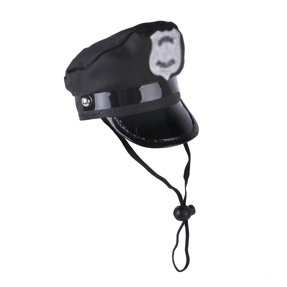 Halloween Pet Cat Dog Cap Funny Pet Product For Photography Cosplay Police Hat Holiday Costume Chihuahua Yorkshire Accessories