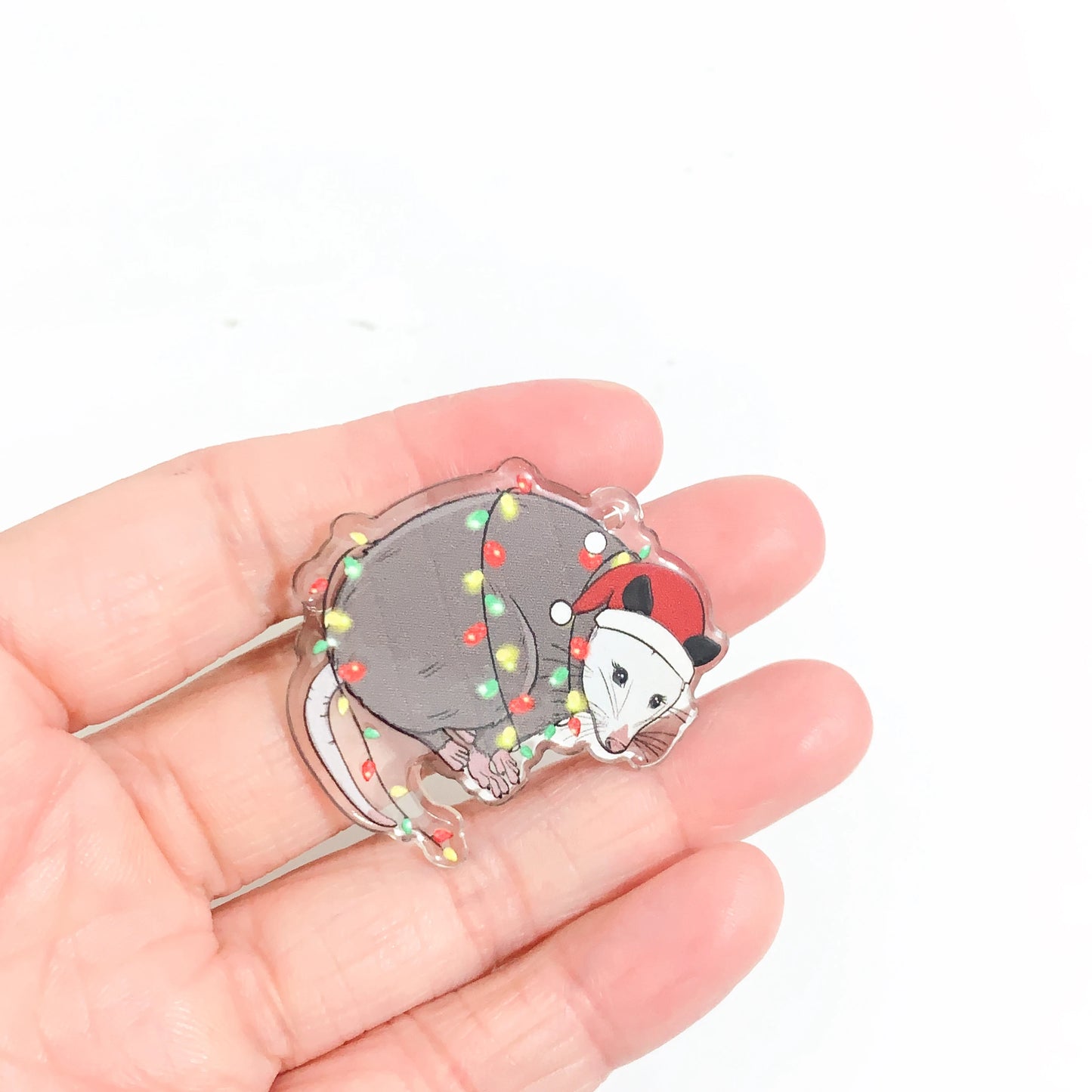 Yak Raccoon Christmas Tree Acrylic Charms Wholesale Bulk for Earring DIY Accessories 5PCS/LOT
