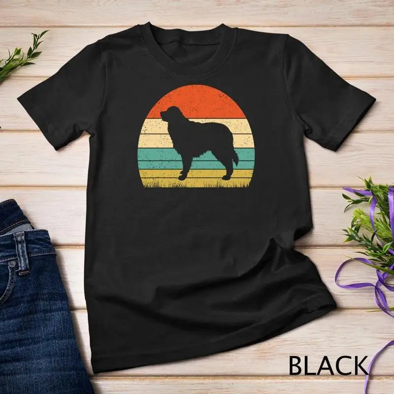 Retro Australian Shepherd Dog Vintage Style Unisex T shirt