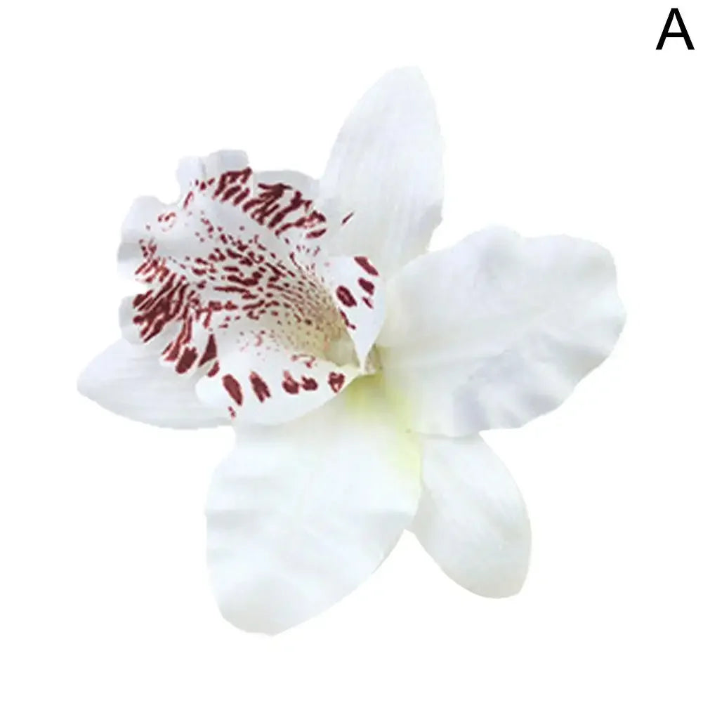 Hawaii Flower Hair Clips For Women Girls Floral Hibiscus Orchid Hairpins For Summer Beach Holiday Wedding Party Hair Access P0T4