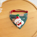 Cute Adjustable Christmas Dog Collar Dirt-resistant Christmas Decor Dog Bandanas Universal Soft Cat Collar Pet Scarf