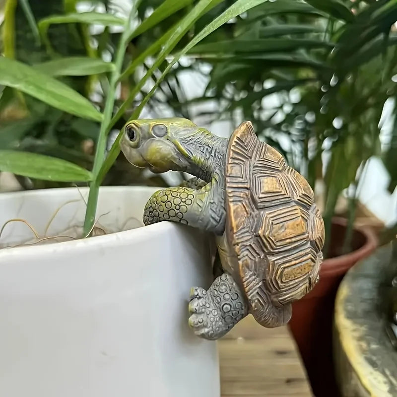 1pc Garden Turtle Statue for Aquarium Decoration, fish tank accessories, for Outdoor Garden,Courtyard, Pool,Landscape Decoration