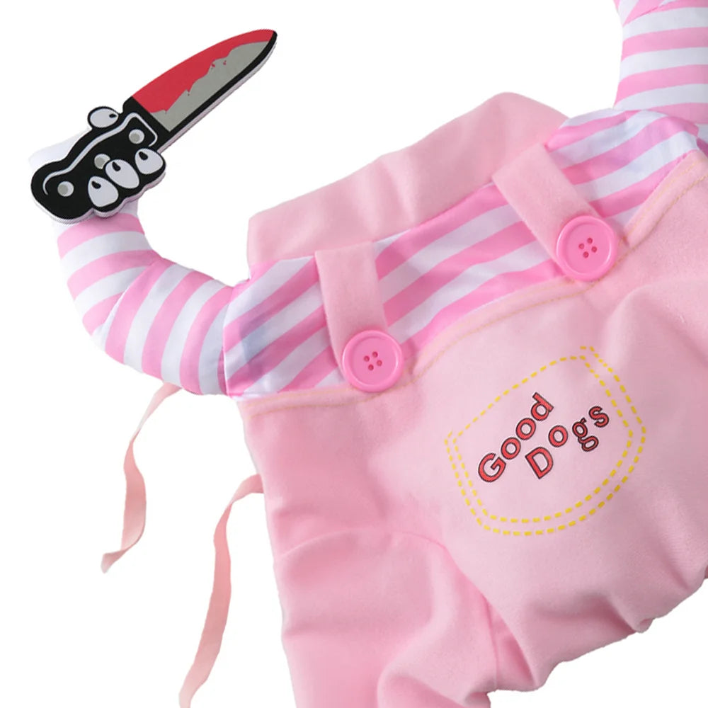 Halloween Funny Dog Clothes for Small Medium Dogs Cats Party Dressed Up Cosplay Pets Costumes  Chihuahua Bulldog Puppy Outfits