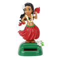 Car Decoration Hawaii Girl Interior Accessories Car Ornaments Auto Interior Shaking Head Toy Solar Hula Decompression