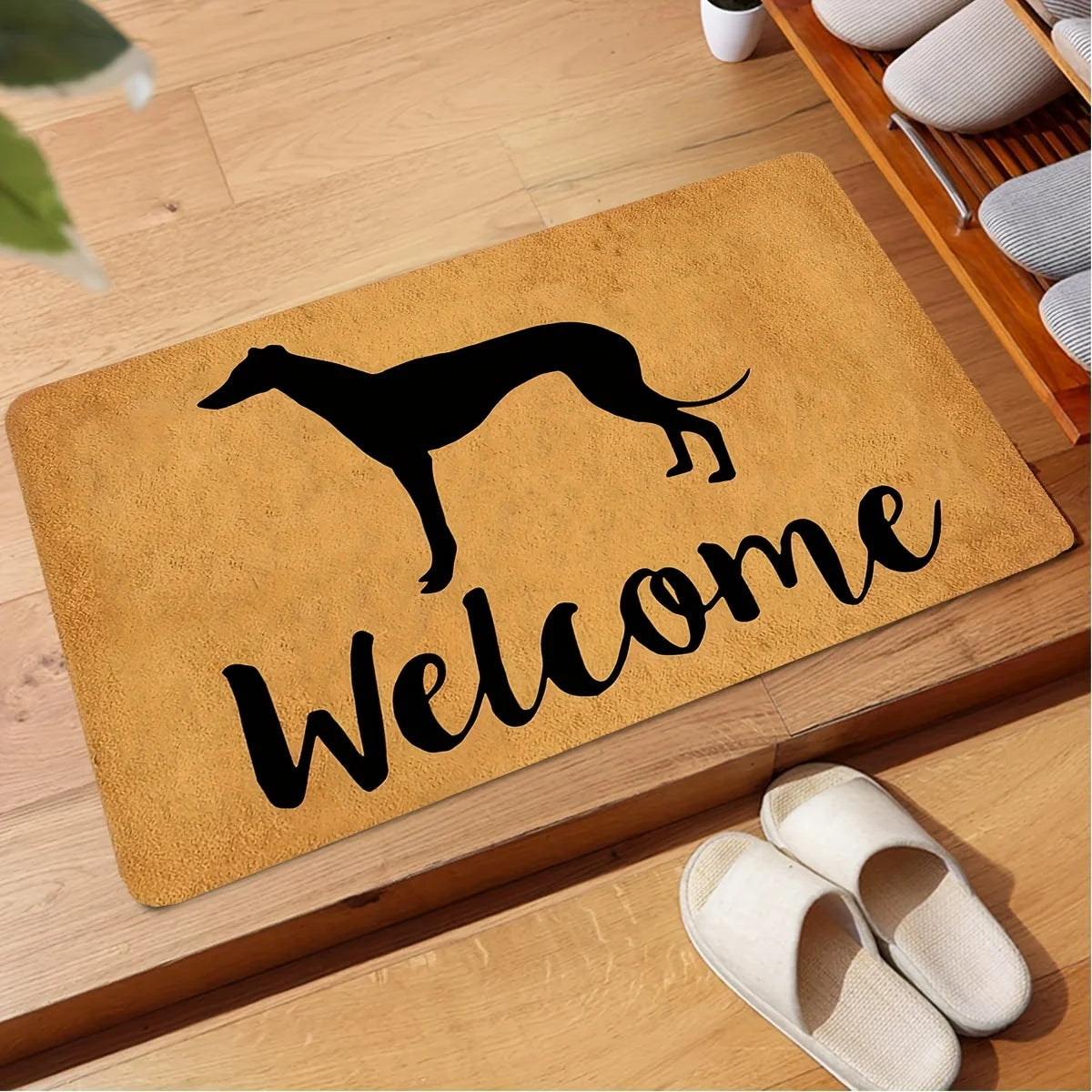 Greyhound Welcome Door Mat