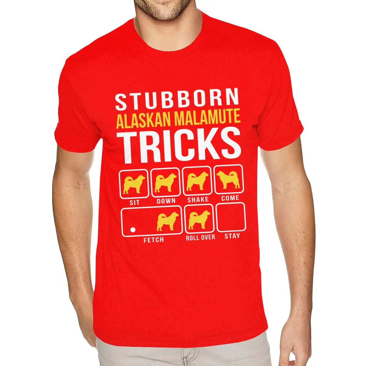 Alaskan Malamute Stubborn Tricks T-Shirt