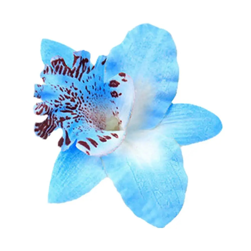 Hawaii Flower Hair Clips For Women Girls Floral Hibiscus Orchid Hairpins For Summer Beach Holiday Wedding Party Hair Access P0T4