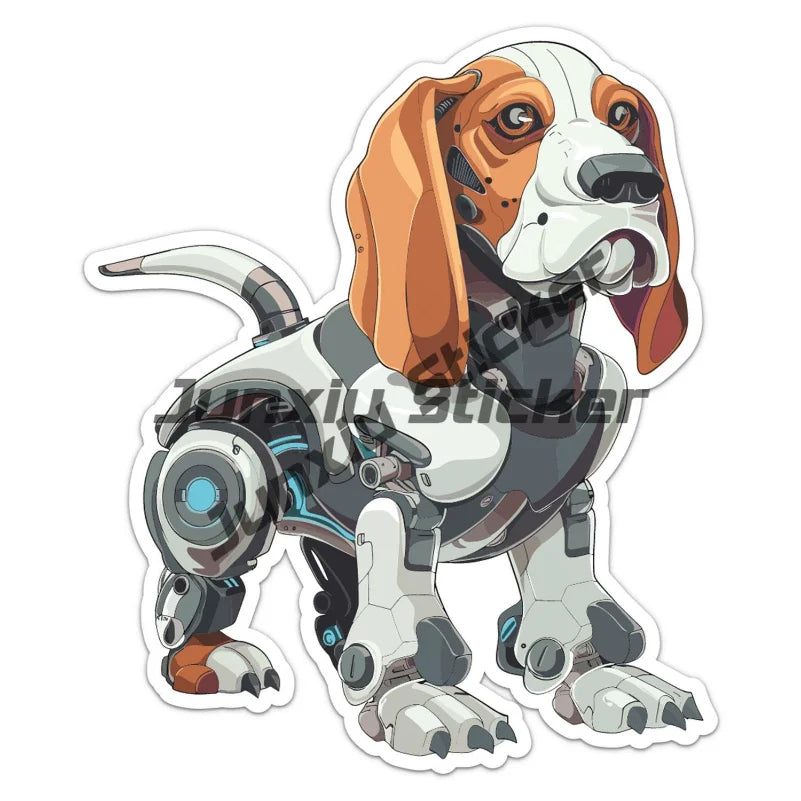 Sweet Basset Hound Sticker