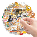 50Pcs  Bearded Dragon Stickers DIY Stickers Scrapbooking Phone Luggage Skateboard Waterproof Decals