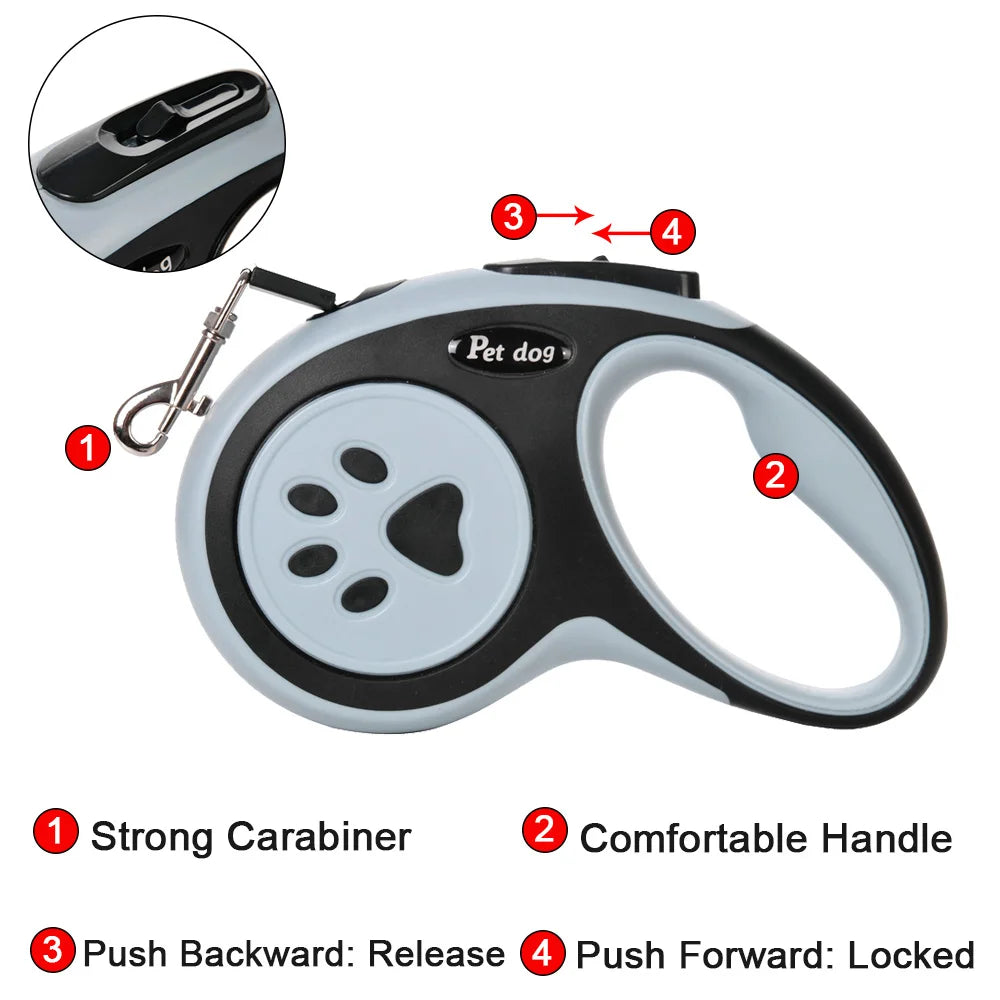 Automatic Retractable Leashes For Small & Big Dogs Cats