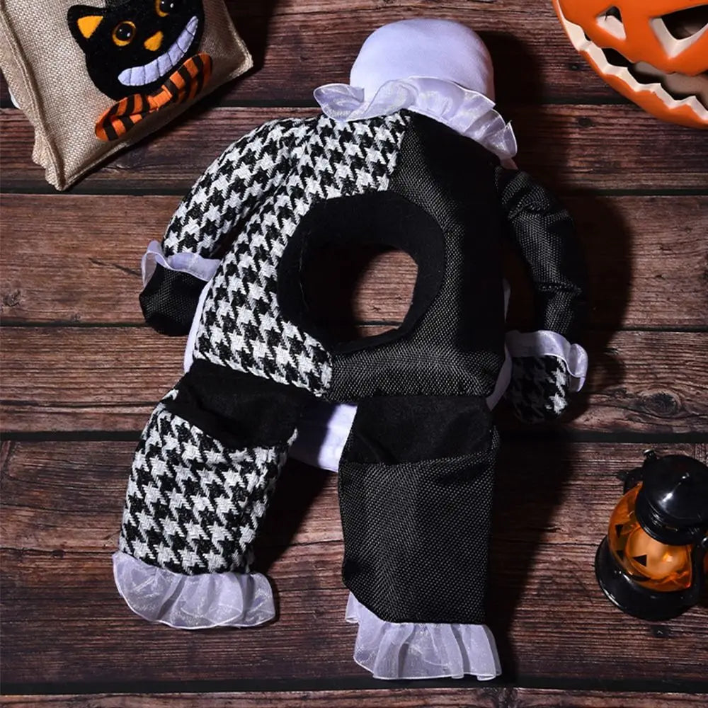 Creative Puppy Halloween Coat Polyester Pet Costume Pet Transformation Outfit Dog Cosplay Comical Outfits Halloween Pet Clothes