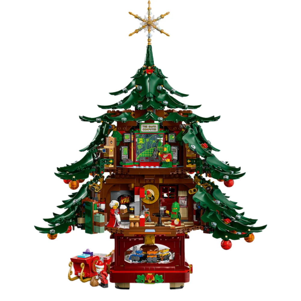 New Model 41843 Christmas Tree, Reindeer, Santa Claus Set, Christmas Gifts, Birthday Gifts Building Blocks