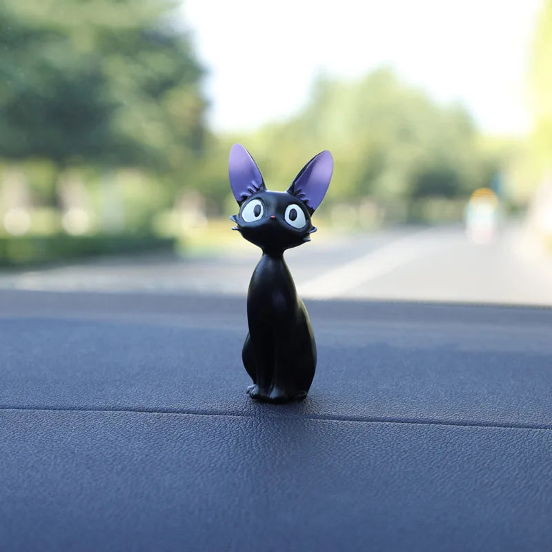 Lovely Cartoon Black Cat Ornament Model Figurines