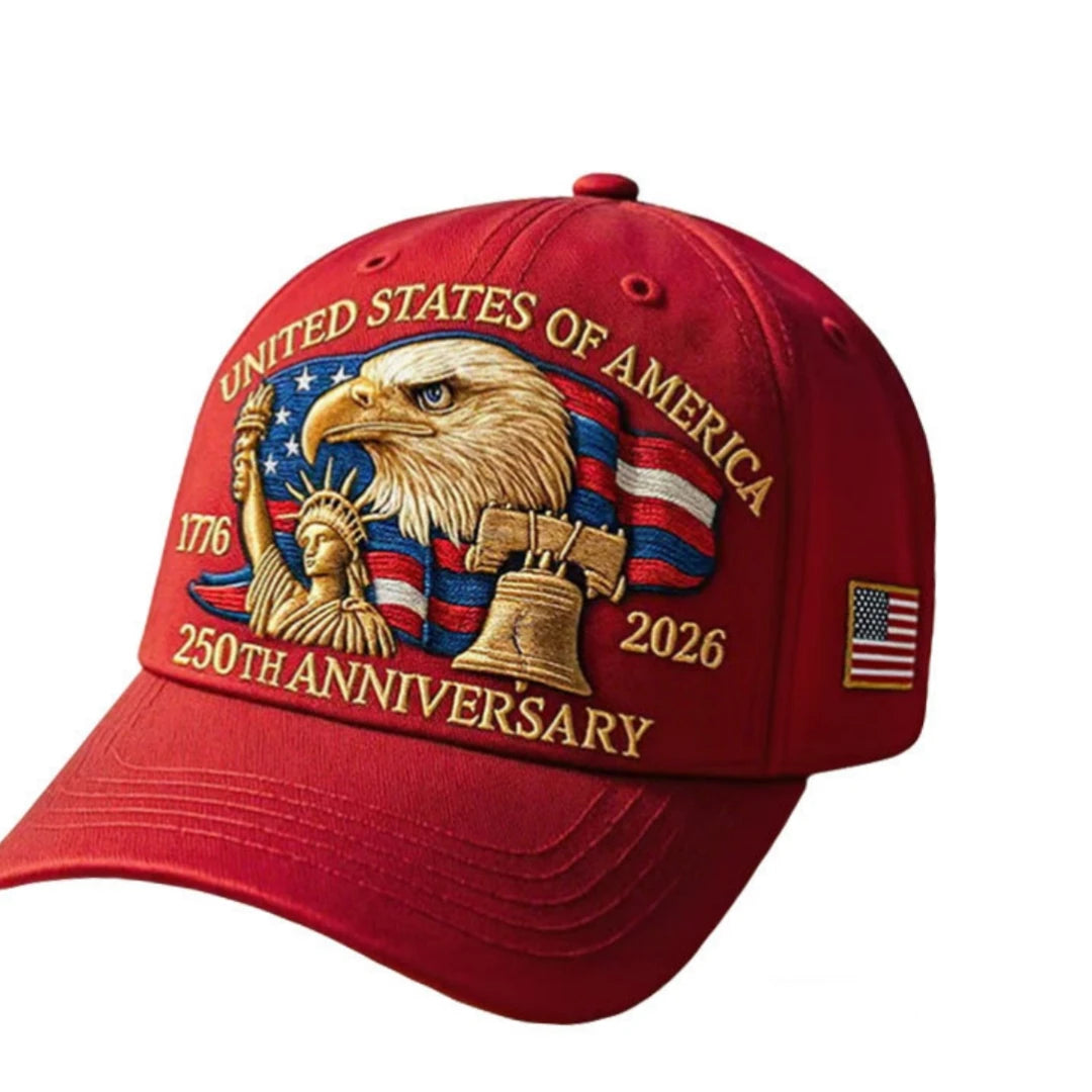 Anniversary Historic Patriotic Baseball Cap