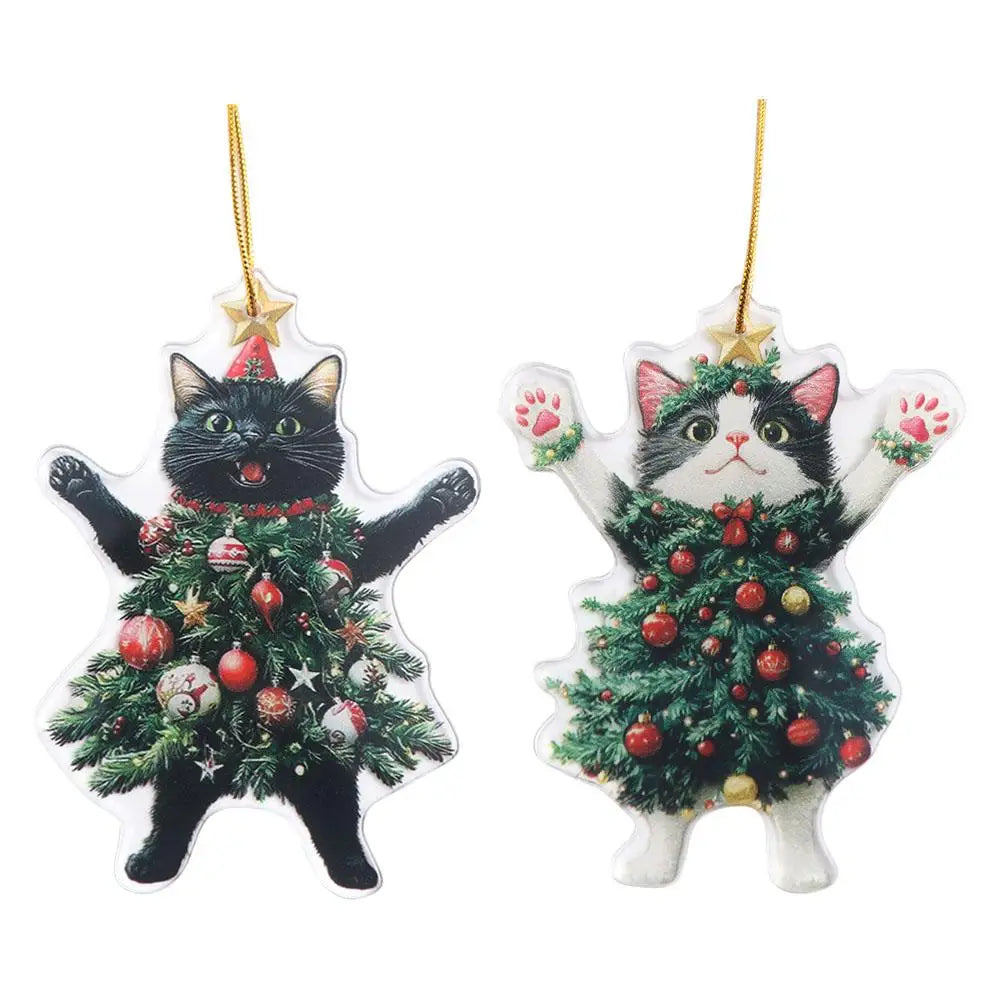 Black Cat Xmas Tree