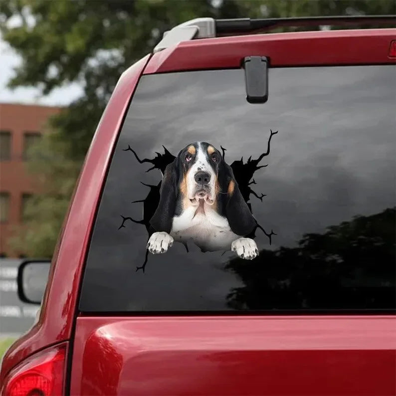 Basset Hound Car Stickers