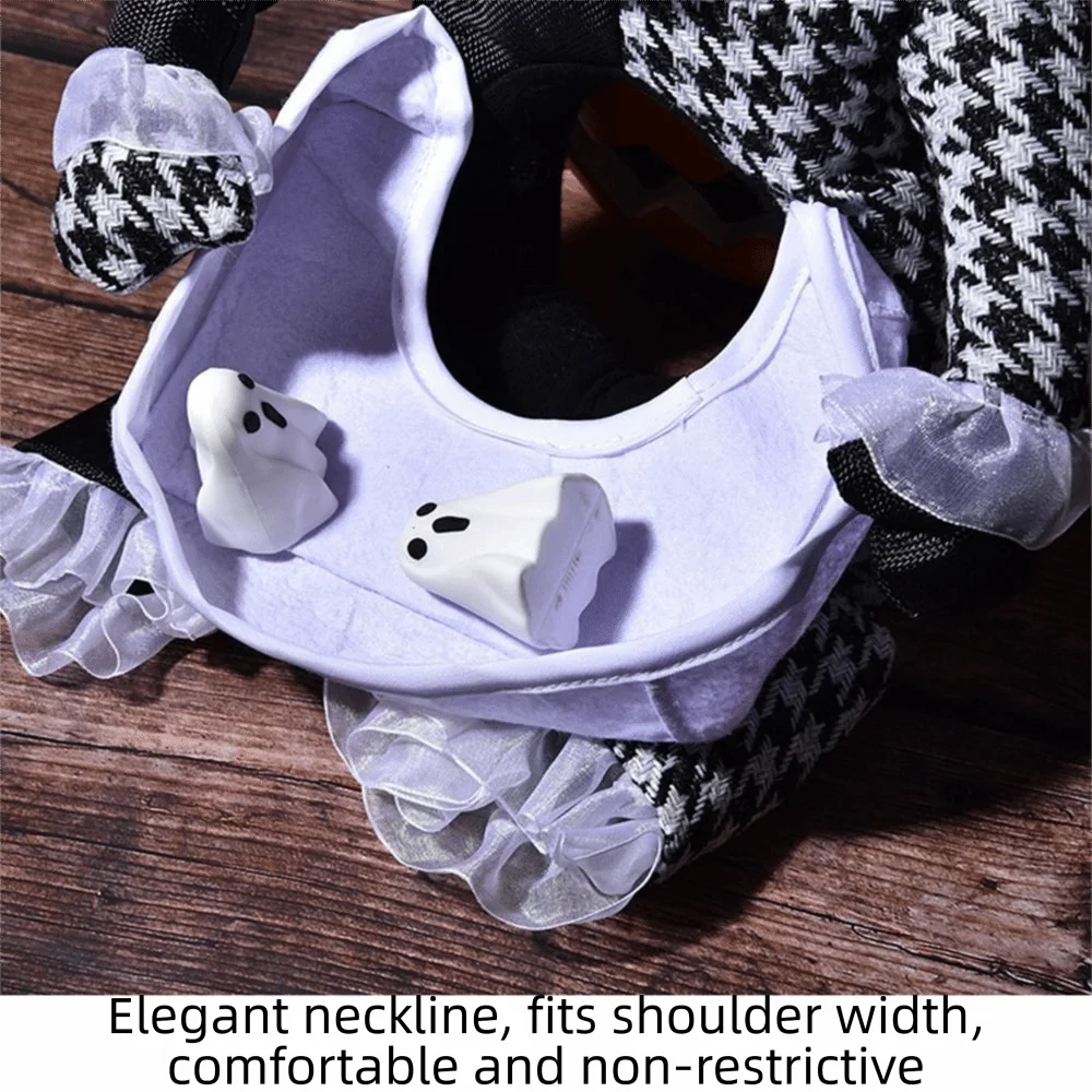 Creative Puppy Halloween Coat Polyester Pet Costume Pet Transformation Outfit Dog Cosplay Comical Outfits Halloween Pet Clothes