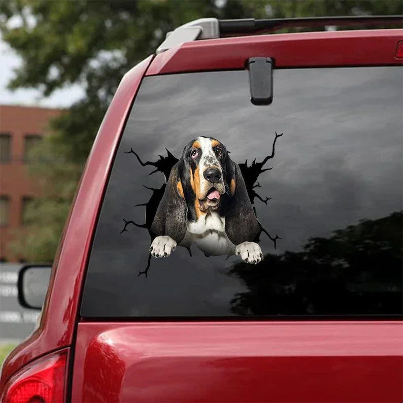 Basset Hound Car Stickers