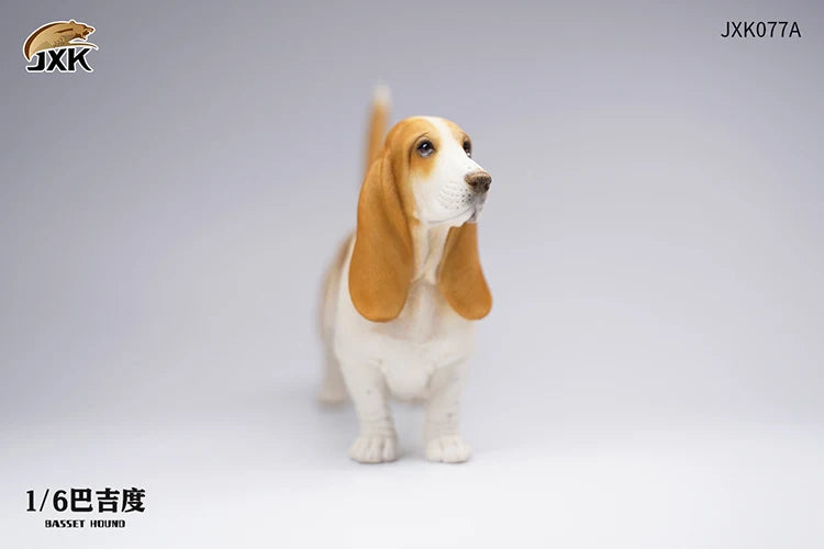 Basset Hound Soldier Figure Scene Accessories