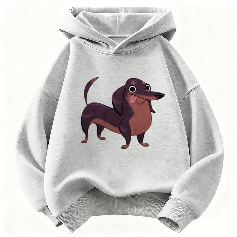 Dachshund Dog Funny Hoodie Kids Children's Sweatshirt