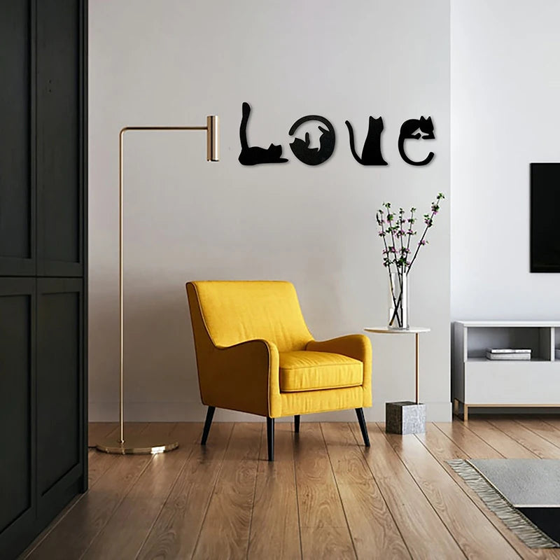 Black Cat Wall Decor