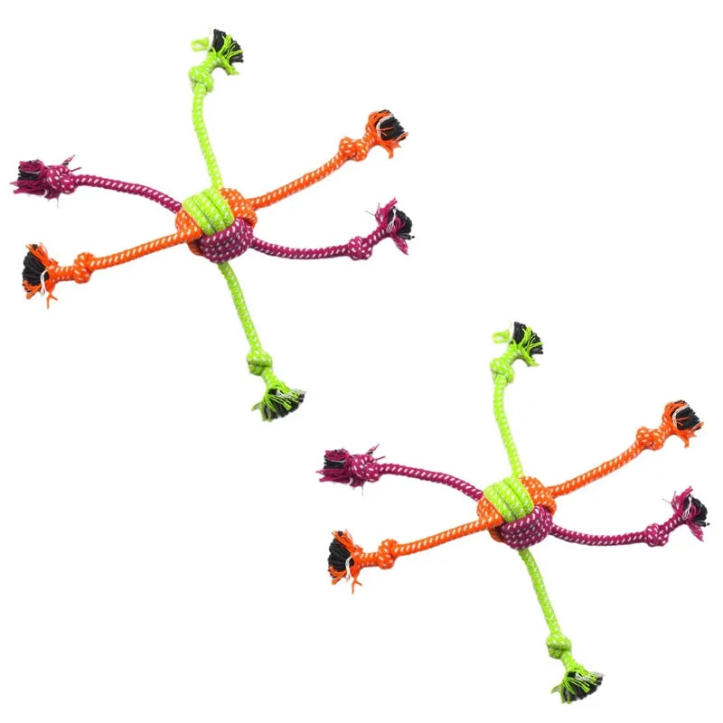 Durable Dog Rope Toy Teeth Cleaning