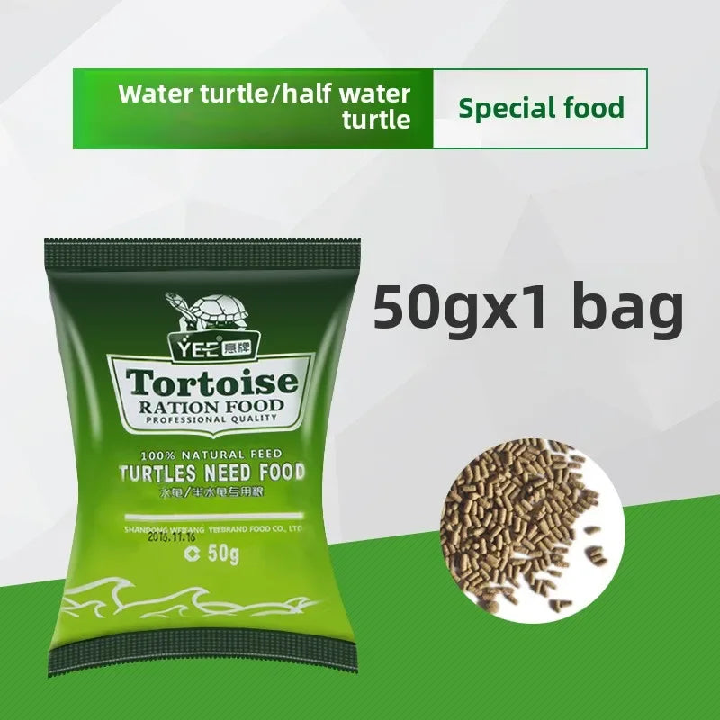 Yee Turtle Food - Color Enhancing & Calcium Rich Formula for Baby Turtles - Red-Eared Slider, Terrapin & Semi-Aquatic Turtles