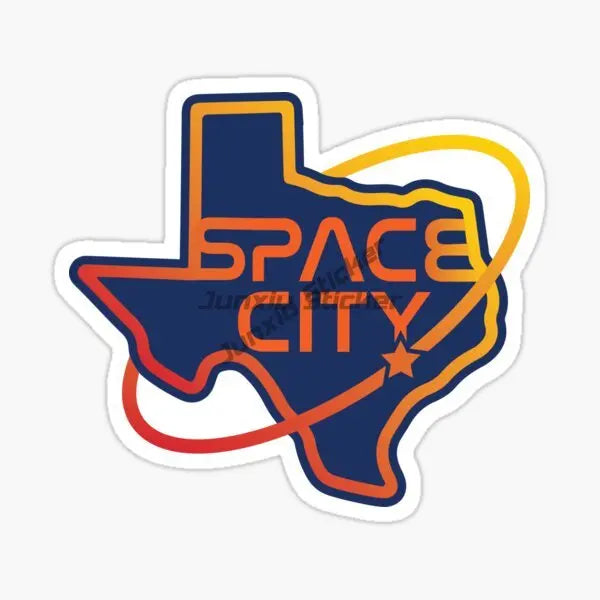 Texas Map Emblem Creative PVC Sticker for Decorate Car Van Truck Bicycle Window Wall Fridge Helmet Motorcycle Decal Accessorie