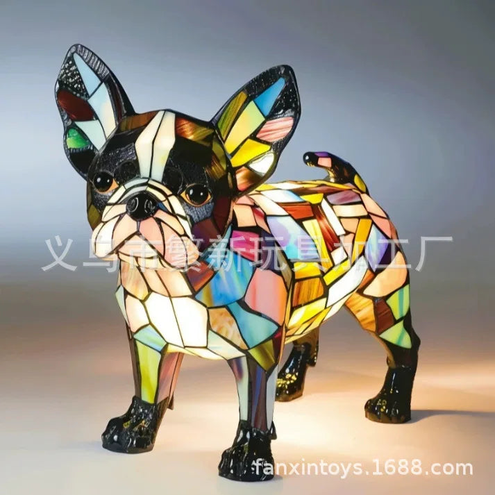 Dog, Cat & Animals Glass Lamp