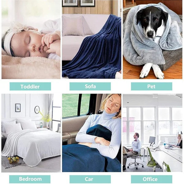 Alaskan Malamute Throw Blanket