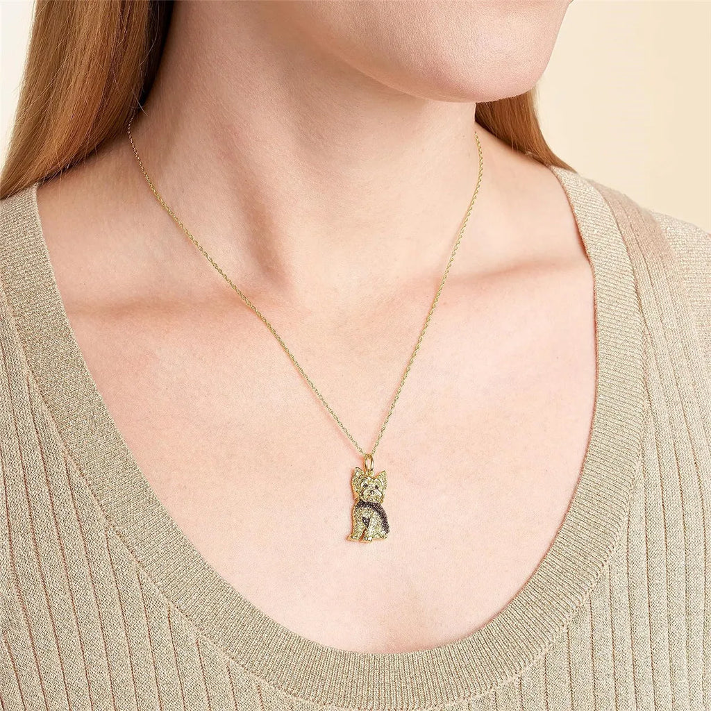 Cute Dog Pendant Necklace
