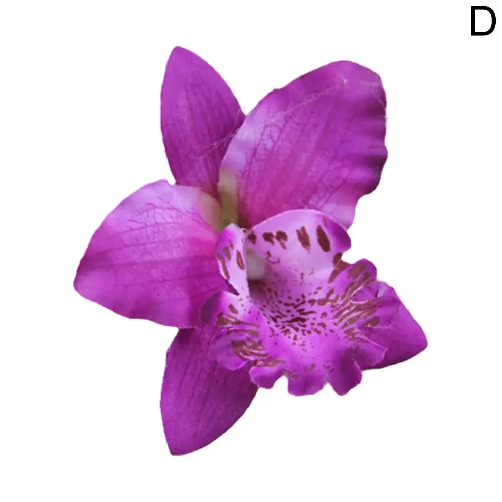 Hawaii Flower Hair Clips For Women Girls Floral Hibiscus Orchid Hairpins For Summer Beach Holiday Wedding Party Hair Access P0T4