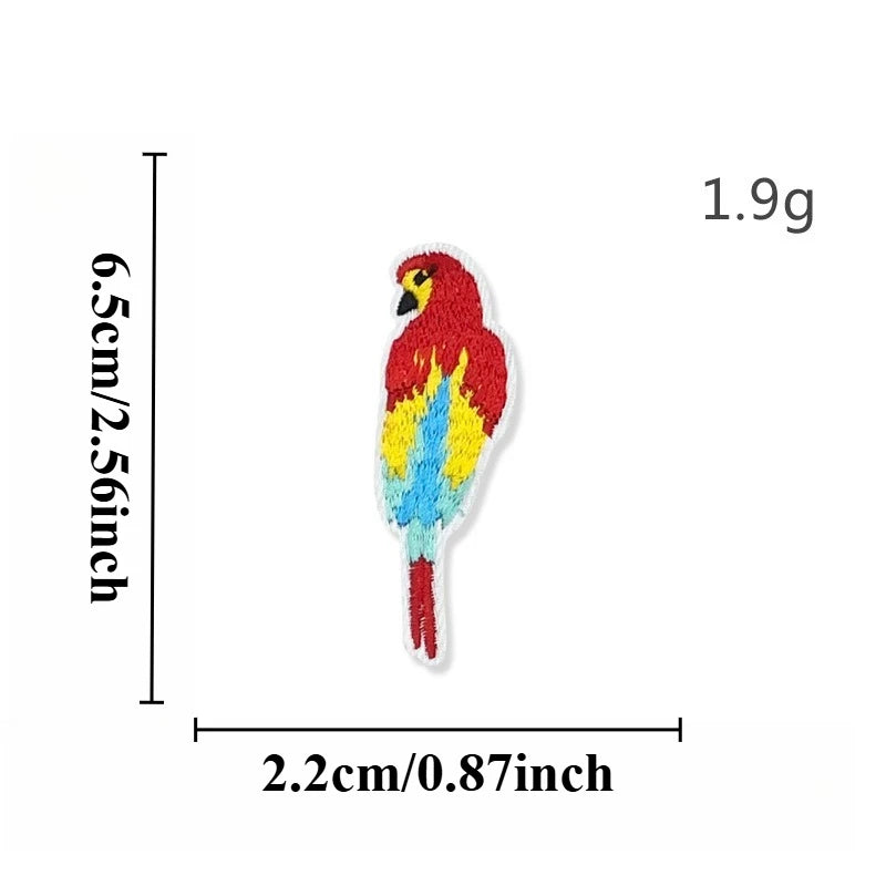 Summer Hot Hawaii Beaches Sun Hula Sea Iron-on Sew Embroidery Badge Patches DIY T-shirt Hat Backpack Clothing Appliques Sticker