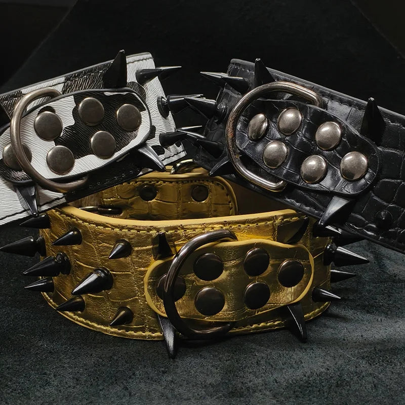 Medium And Large Dog Collars, Rivet Dog Collars, Kasro Bully Dog Collars, Anti-Bite Neck Collars Dogo De Marino Dog Neck Collars