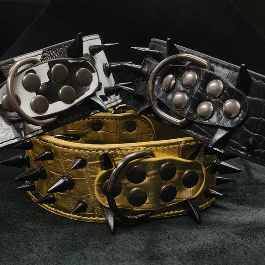 Medium And Large Dog Collars, Rivet Dog Collars, Kasro Bully Dog Collars, Anti-Bite Neck Collars Dogo De Marino Dog Neck Collars