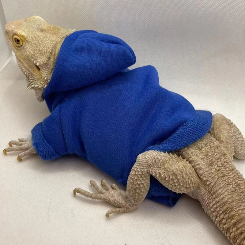 Bearded Dragon Clothes Costume Hand-made Coat Hoodie Jackets for Small Animal