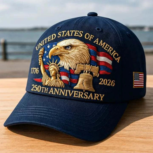 Anniversary Historic Patriotic Baseball Cap