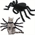 Halloween spider costume, dog and cat costume, role-playing costume, suitable for small dogs and cats, dress up accessories
