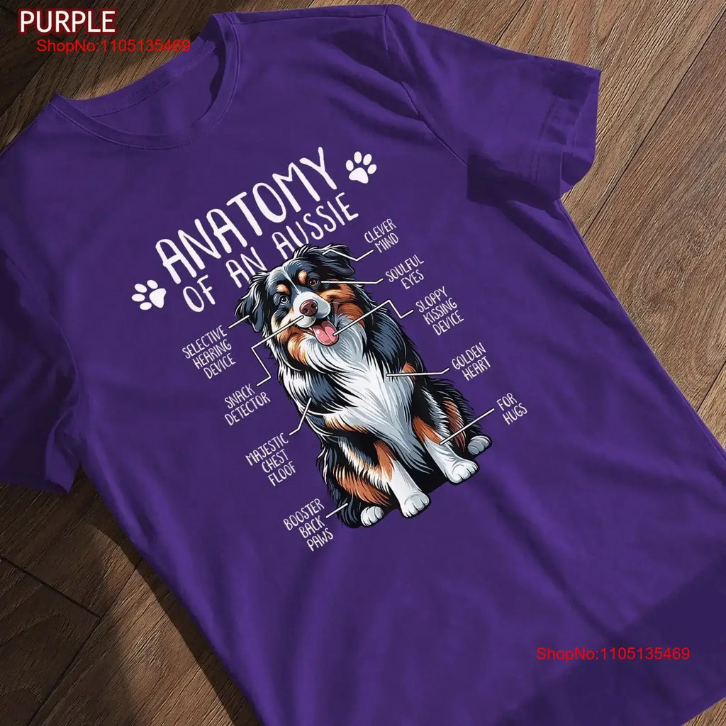 Funny Anatomy Australian Shepherd T-Shirt