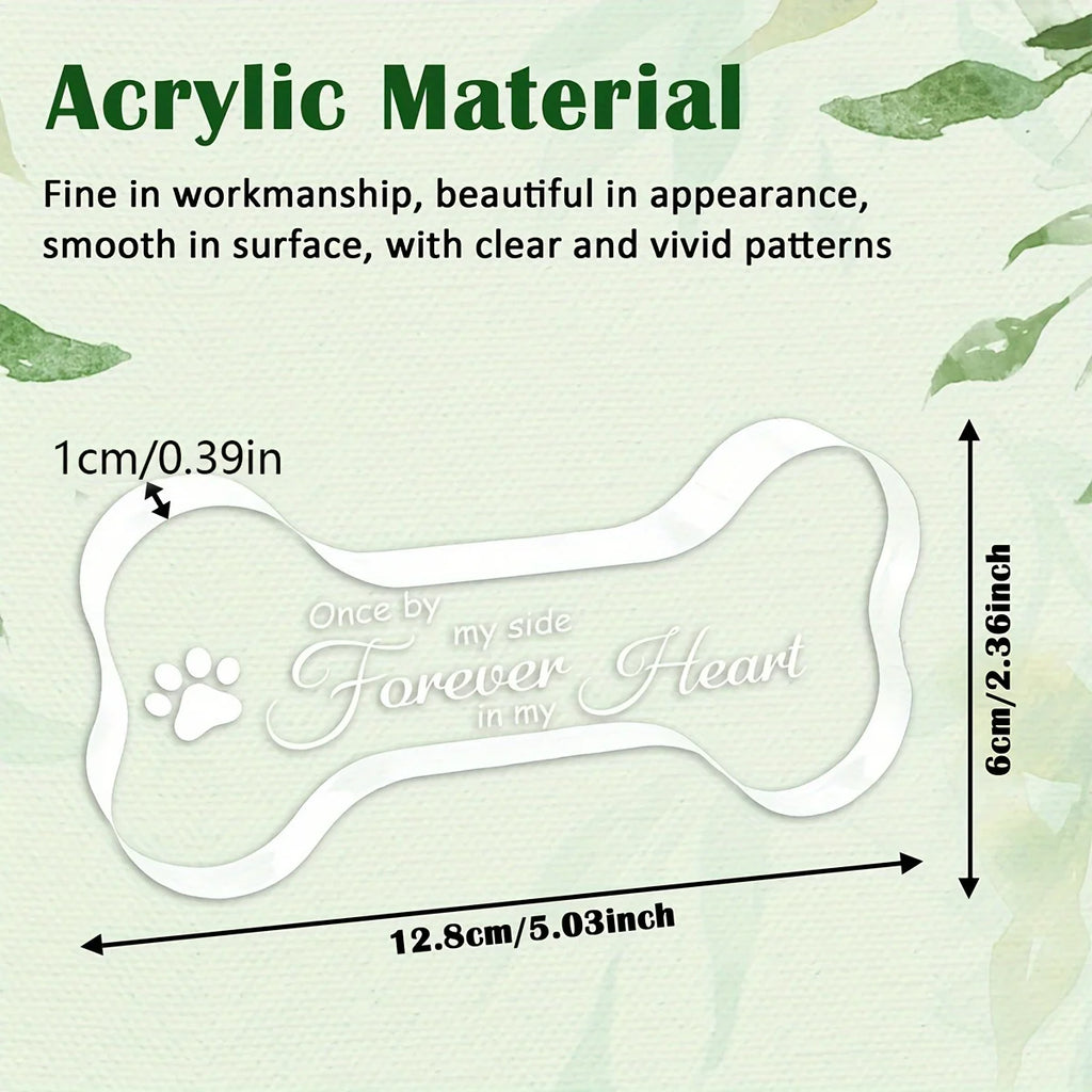 1pc pet memorial gifts, dog memorial plaques, pet memorial mementos, sympathy plaque gifts for those who have lost a pet dog