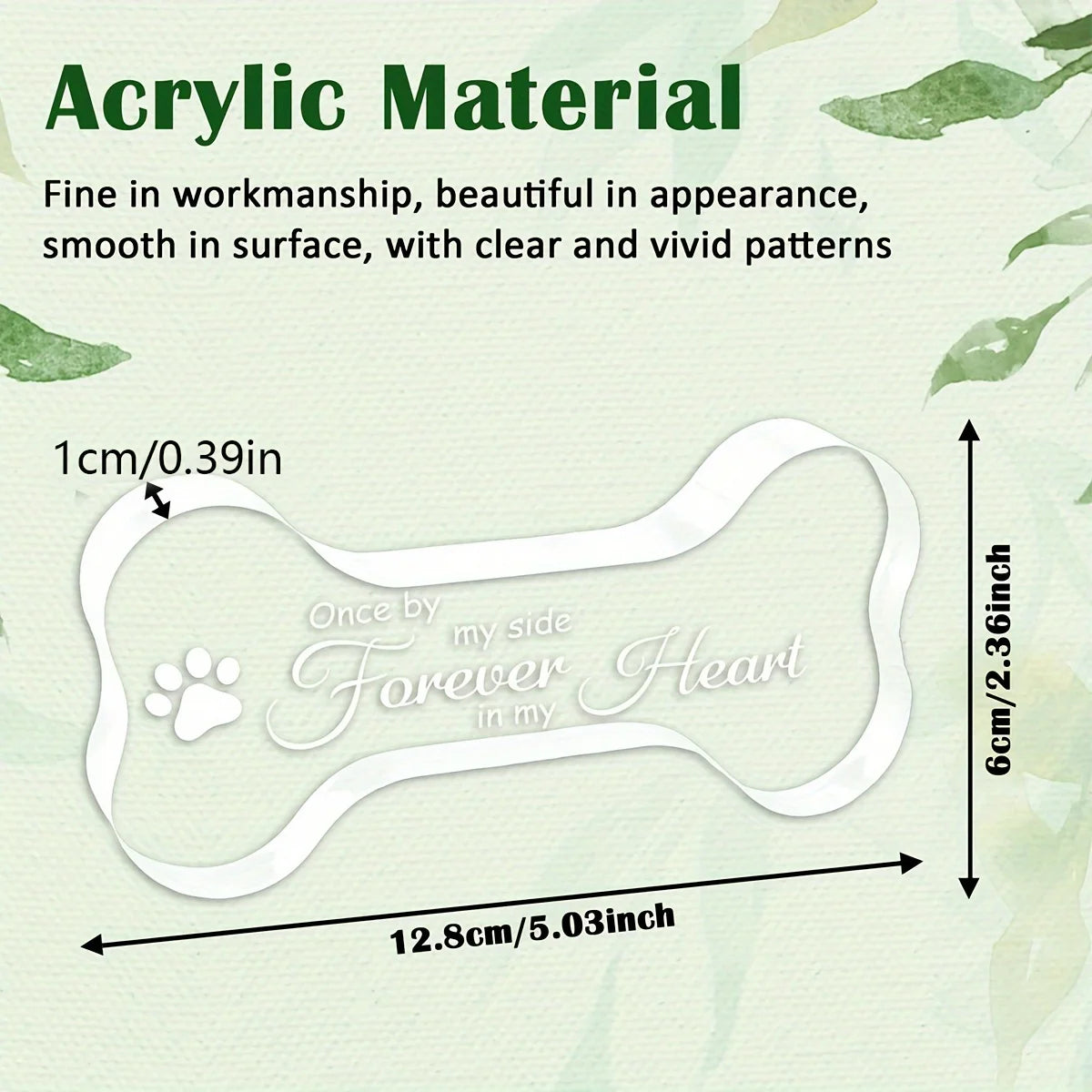1pc pet memorial gifts, dog memorial plaques, pet memorial mementos, sympathy plaque gifts for those who have lost a pet dog