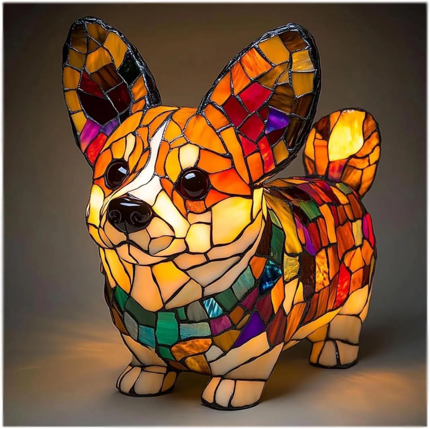 Dog, Cat & Animals Glass Lamp